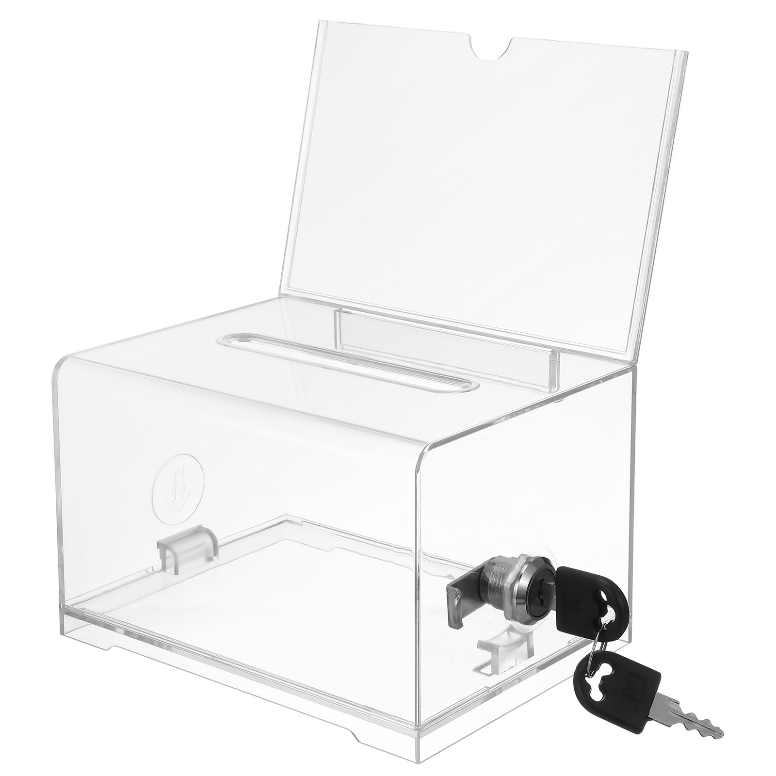 Event Party Box - Professional Clear Acrylic Suggestion Box Lockable