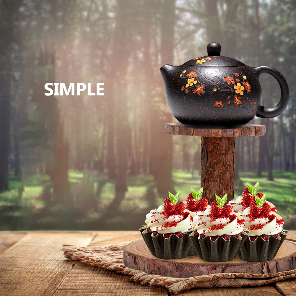 Cupcake Stand Tier - Multi-Tiered Cake Stand Rustic Wooden Dessert