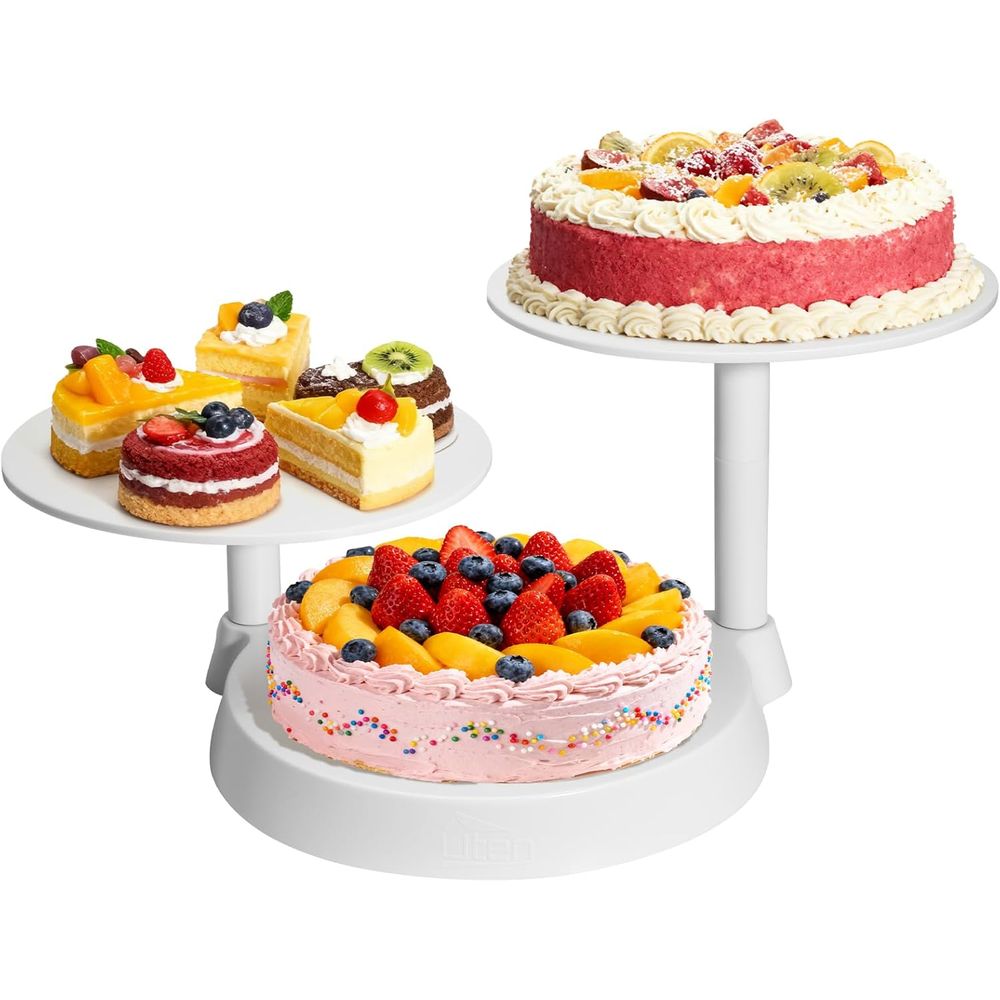 Cupcake Stand Tier - 3-Tier Plastic Cupcake Stand, 11 Serving