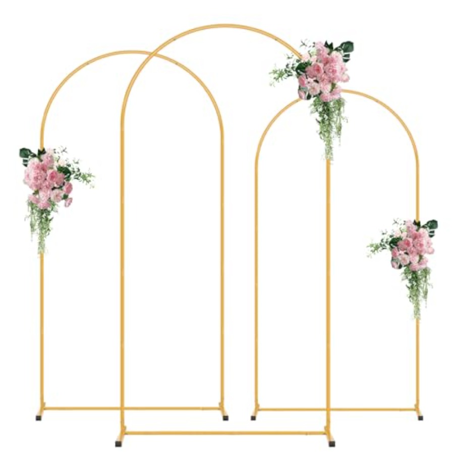 Balloon Arch Kit - Metal Arch Backdrop Stand Set of