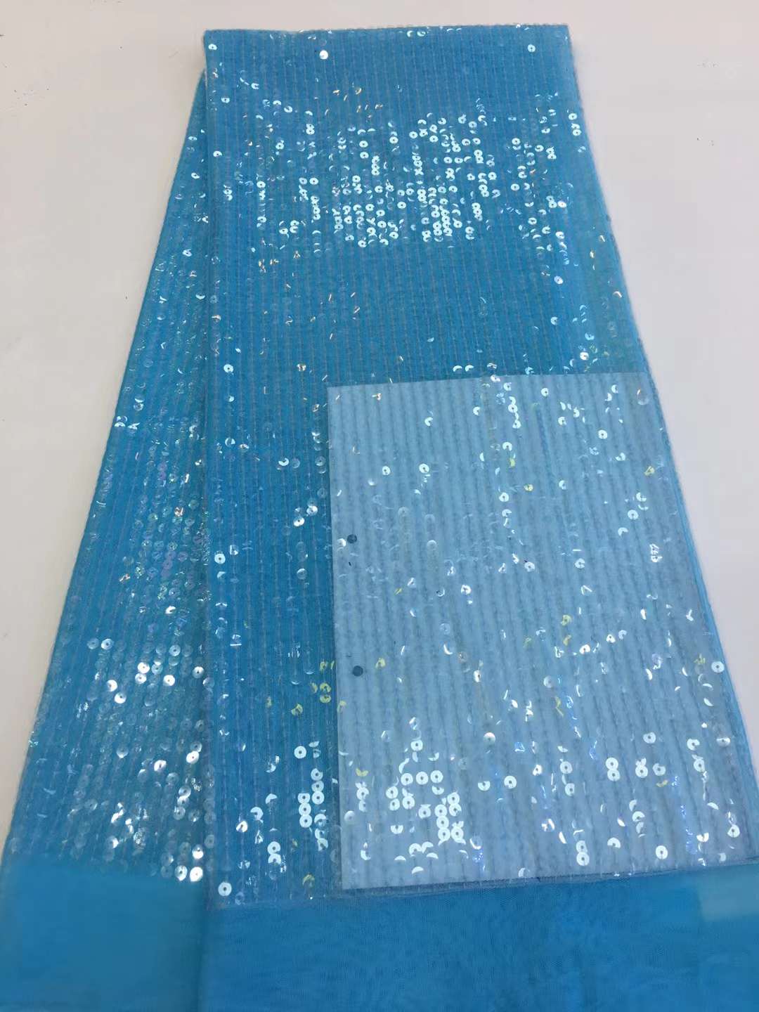 Glitter Tablecloth - African Sequins Tulle Lace Fabric 2025