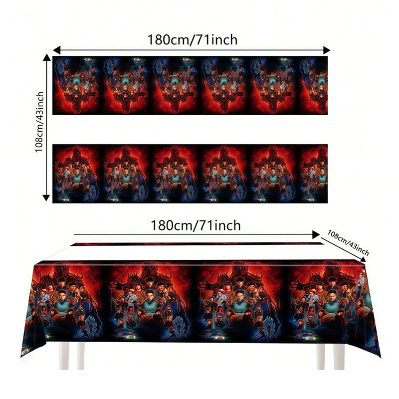 Movie Stranger Things Theme Di - Table Cloth Disposable recensie en prijs