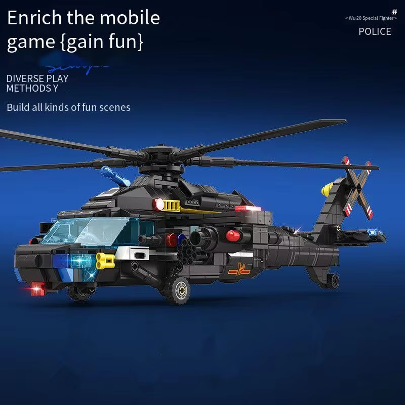 898PCS Military Helicopter Z-2 - Event Z recensie en prijs
