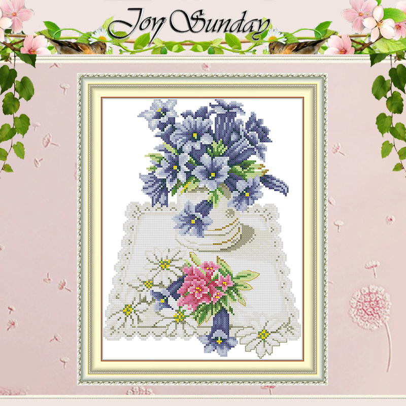 Blue Flowers On Lace Napkins P - Napkin Folding Set recensie en prijs