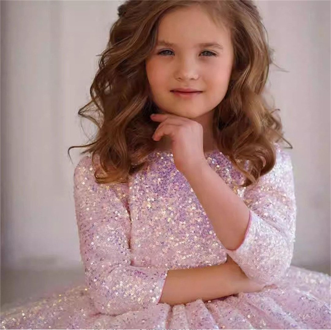 Glitter Pink Girl Dress Knee L - Birthday Sash Glitter recensie en prijs