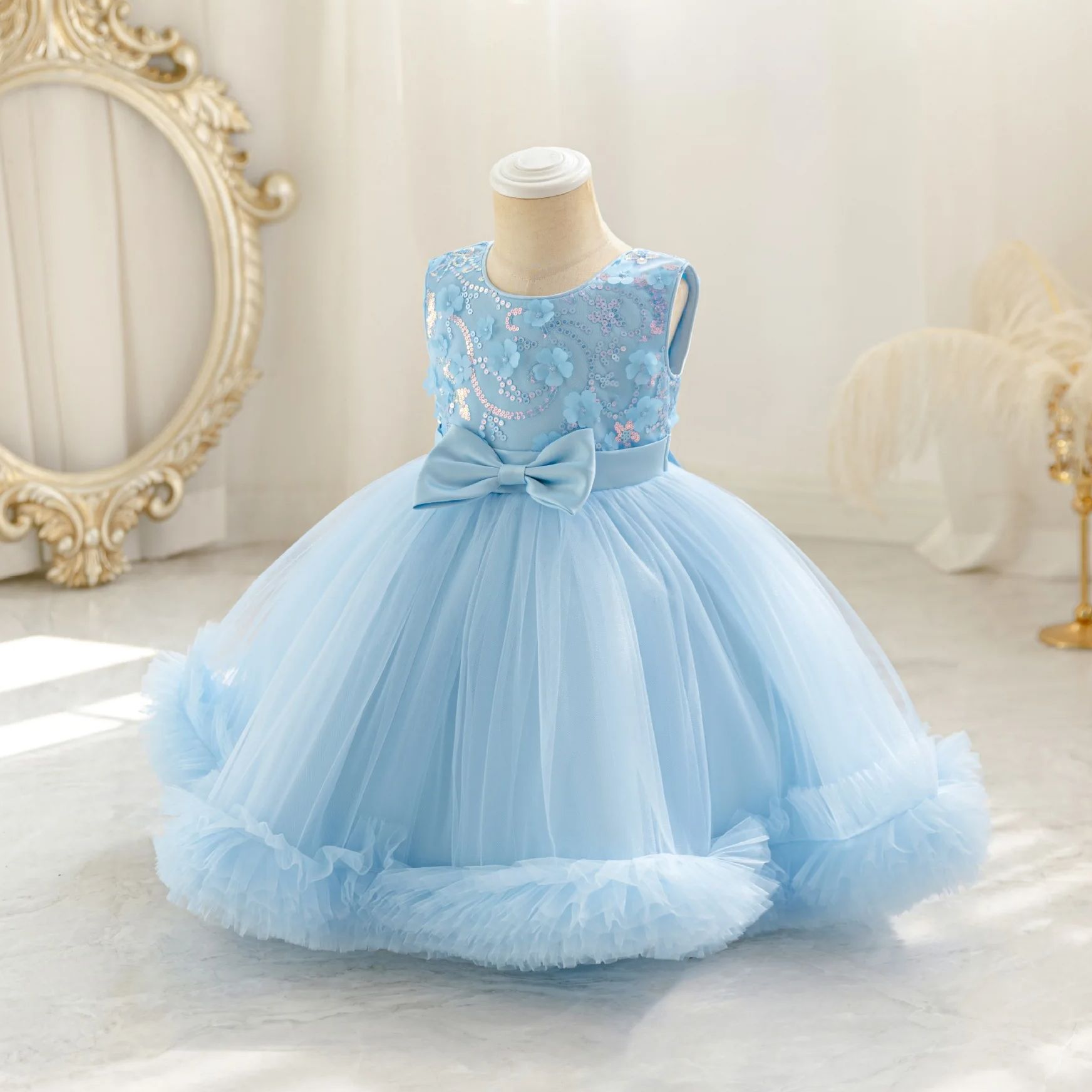 HETISO Tulle Puffy Flower Girl - Glitter Tablecloth recensie en prijs