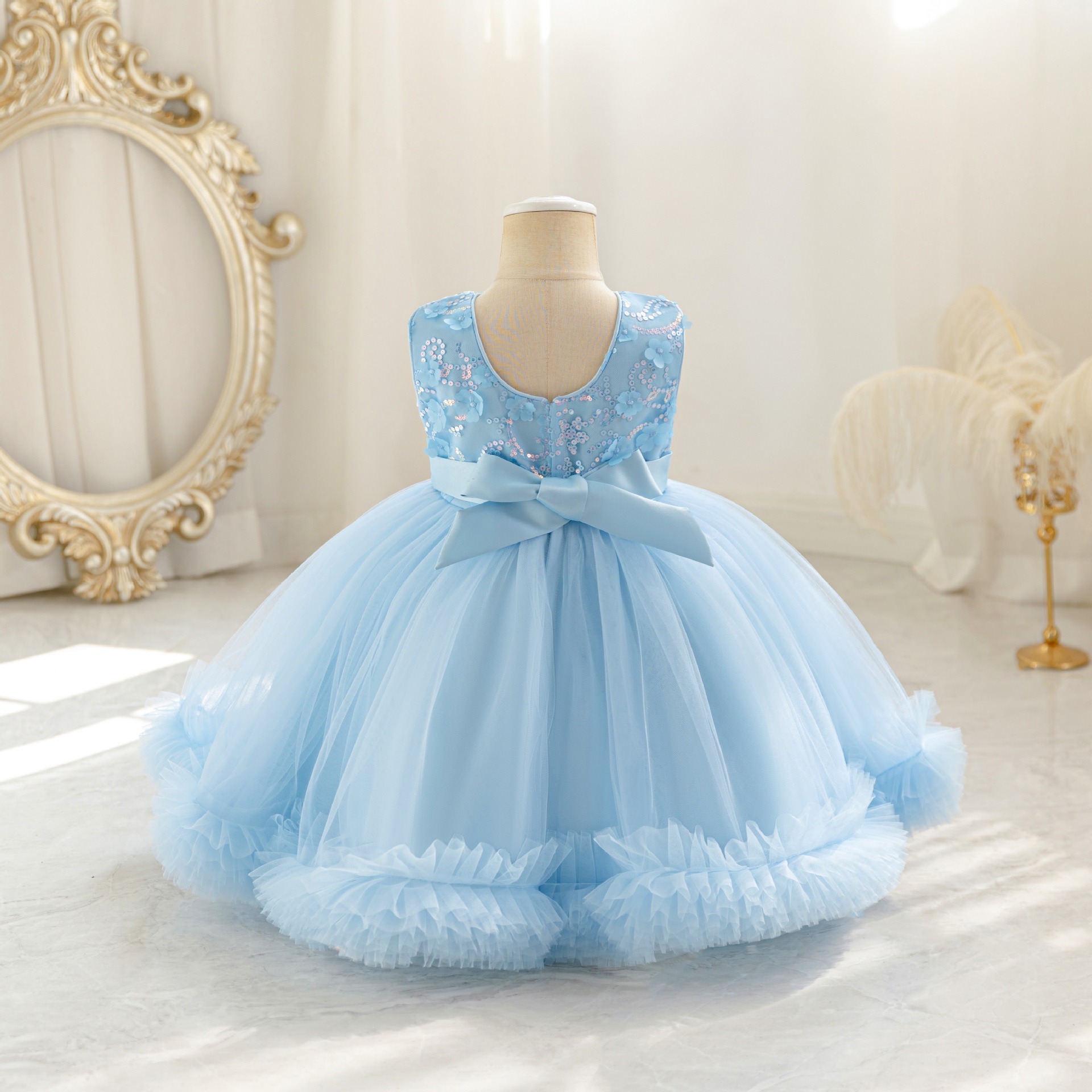 HETISO Tulle Puffy Flower Girl - Glitter Tablecloth recensie en prijs