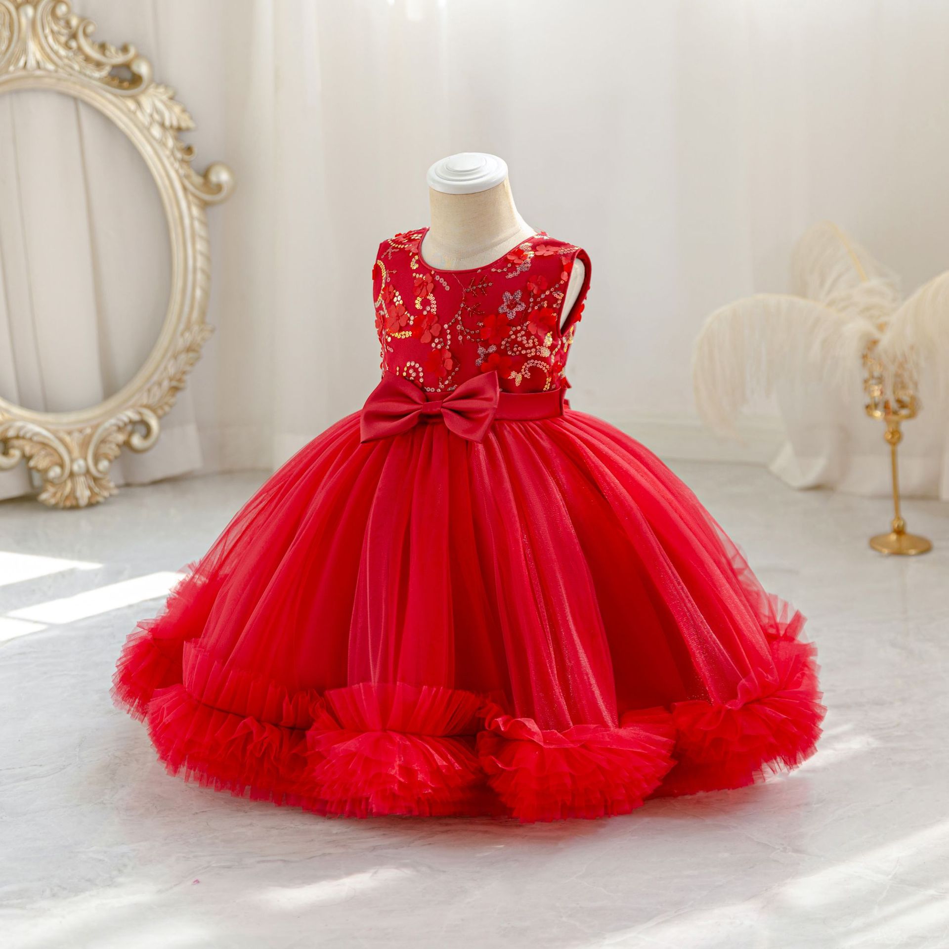 HETISO Tulle Puffy Flower Girl - Glitter Tablecloth recensie en prijs