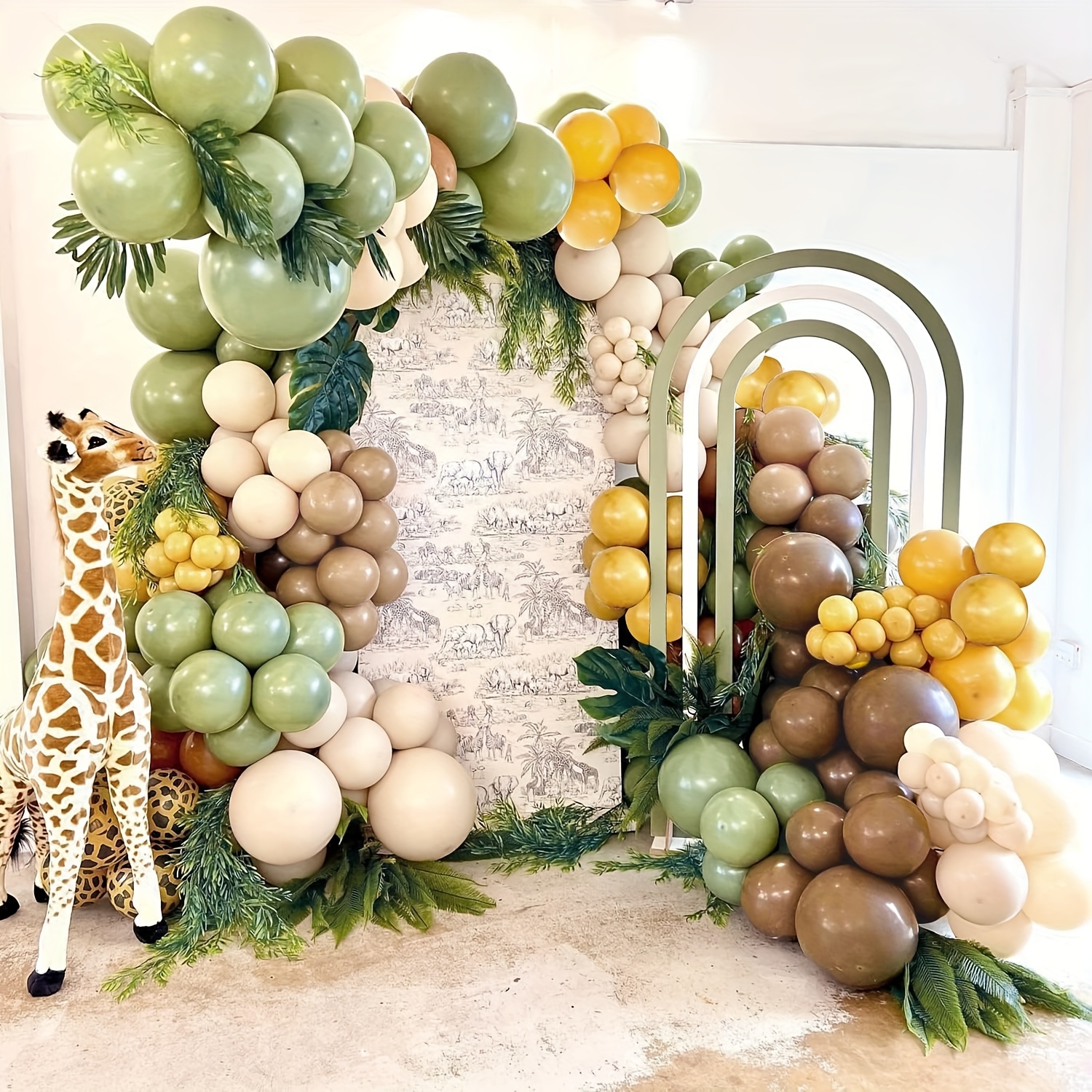 146pcs Sage Green Yellow Ballo - Balloon Arch Kit recensie en prijs