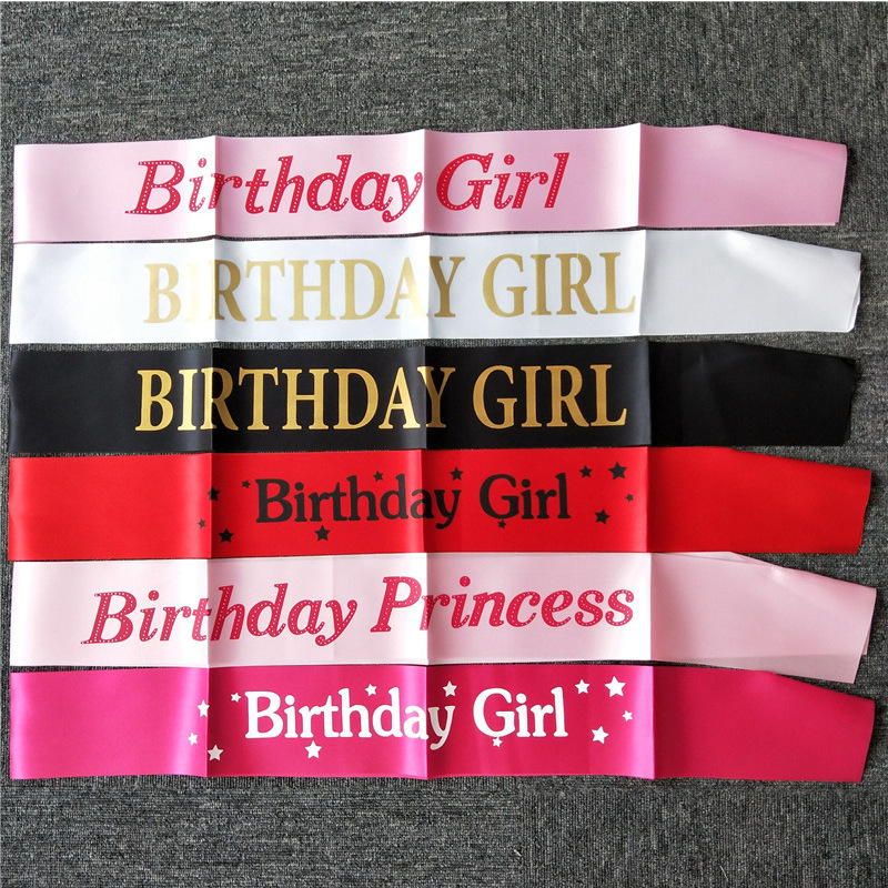 Birthday Girl Ribbons Shoulder - Birthday Sash Glitter recensie en prijs