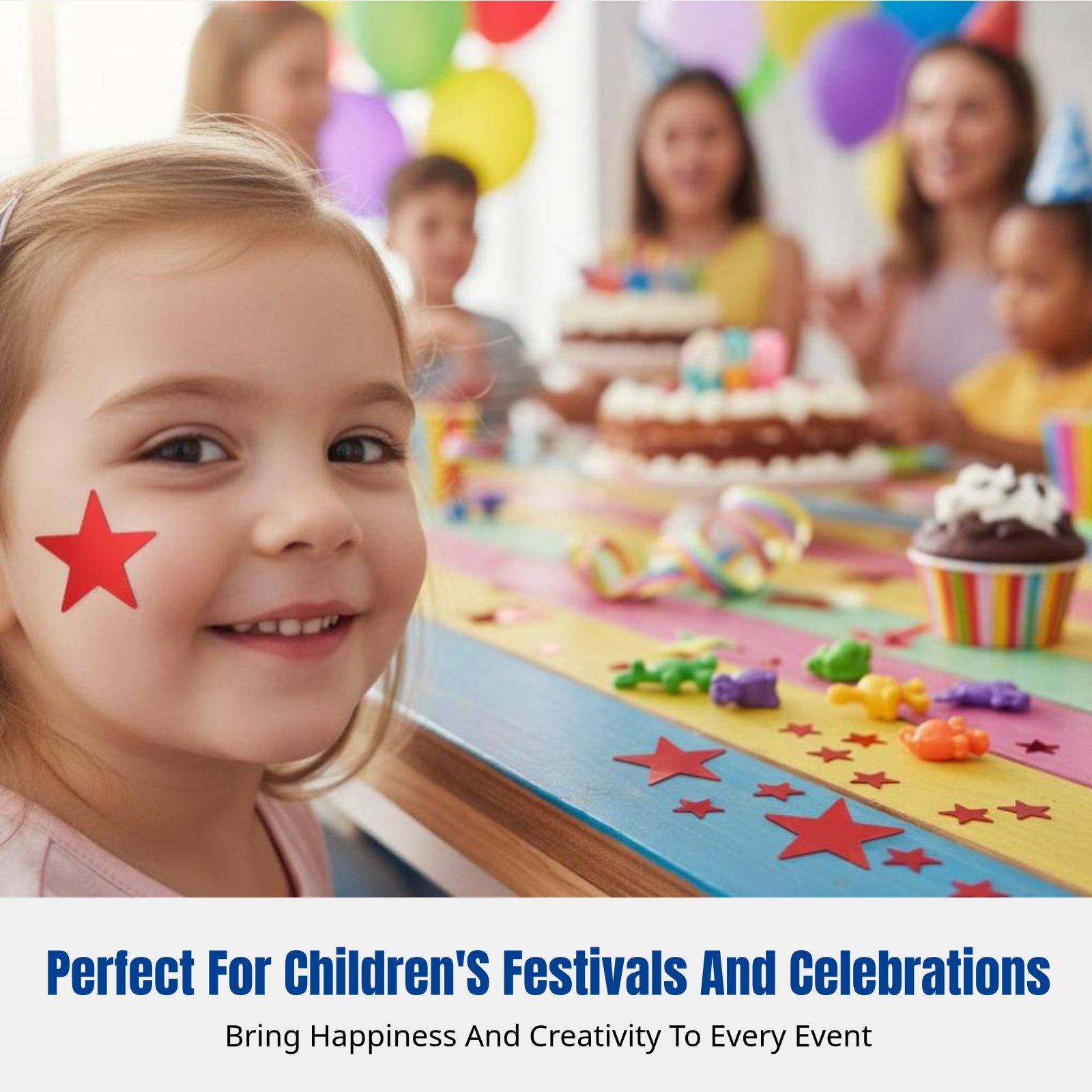 Celestial Sparkle Face Sticker - Event & Party Supply Photos recensie en prijs