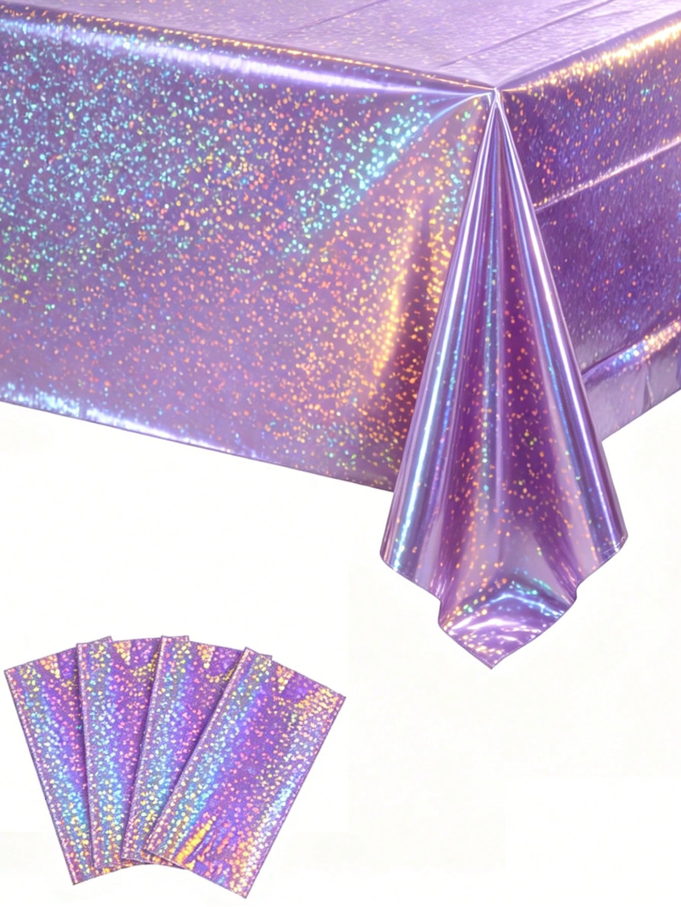 1pc Laser Purple Disposable Ta - Table Cloth Disposable recensie en prijs