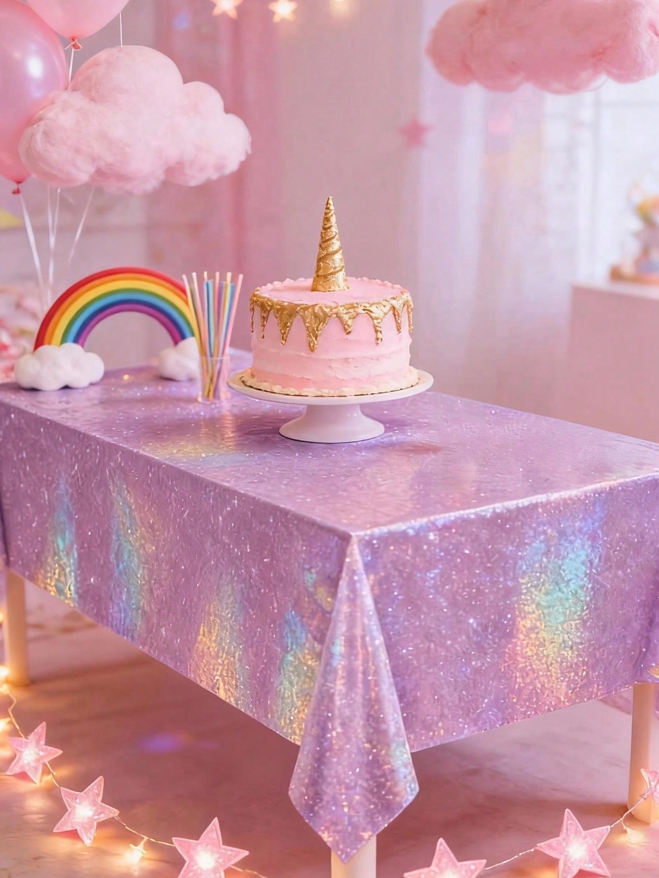 1pc Laser Purple Disposable Ta - Table Cloth Disposable recensie en prijs