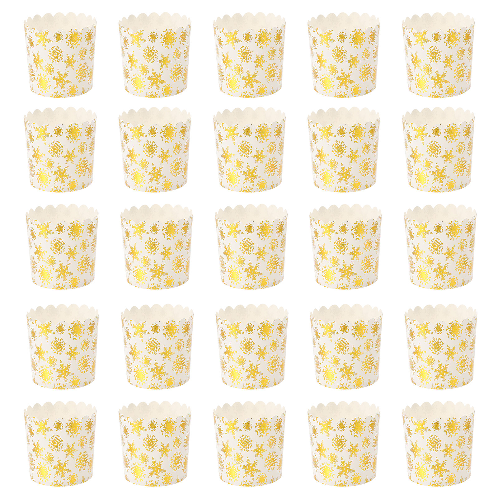50Pcs Gold Foil Baking Cups Pr - Plastic Cup 50Pcs recensie en prijs
