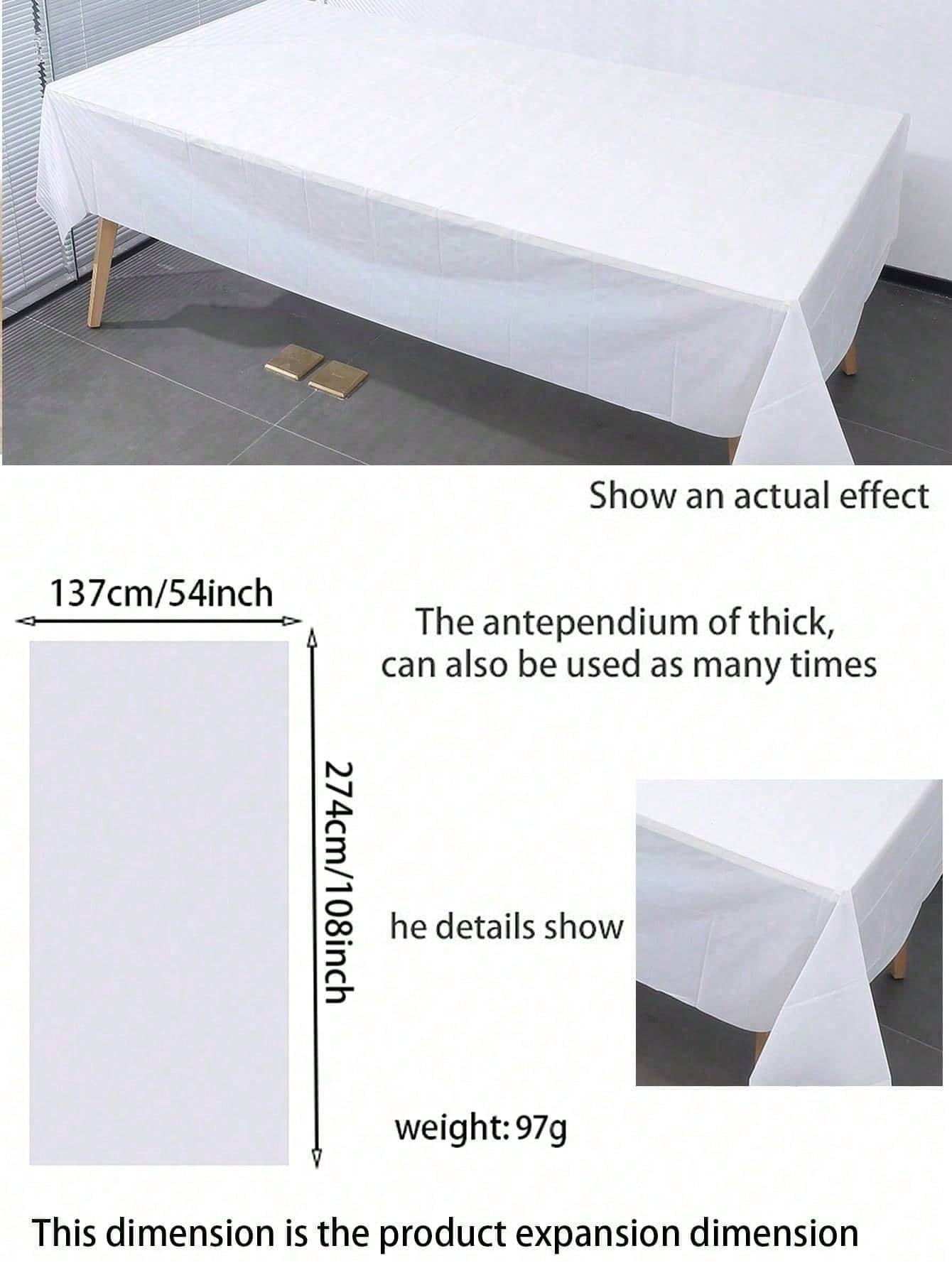 5pcs Disposable Plastic Party  - Table Cloth Disposable recensie en prijs