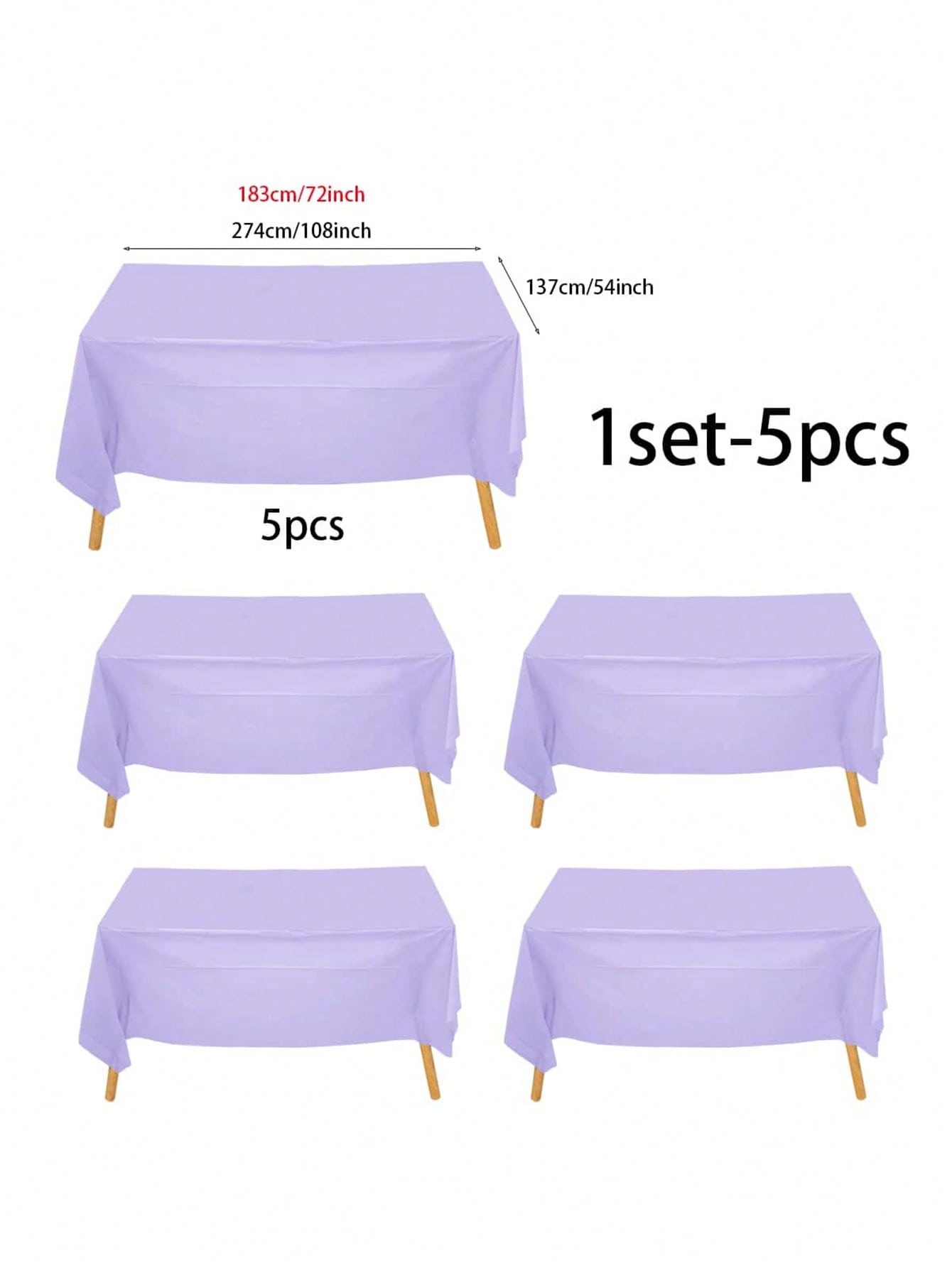 5pcs Disposable Plastic Party  - Table Cloth Disposable recensie en prijs