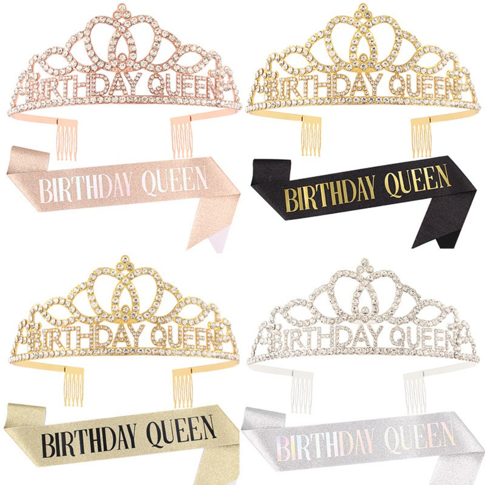 Rose Gold Glitter Birthday Que - Birthday Sash Glitter recensie en prijs