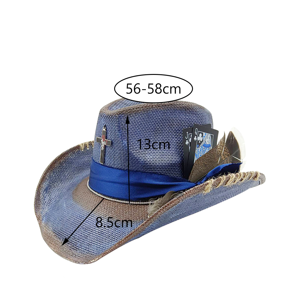 Western summer cowboy hat stra - Paper Straw Color recensie en prijs