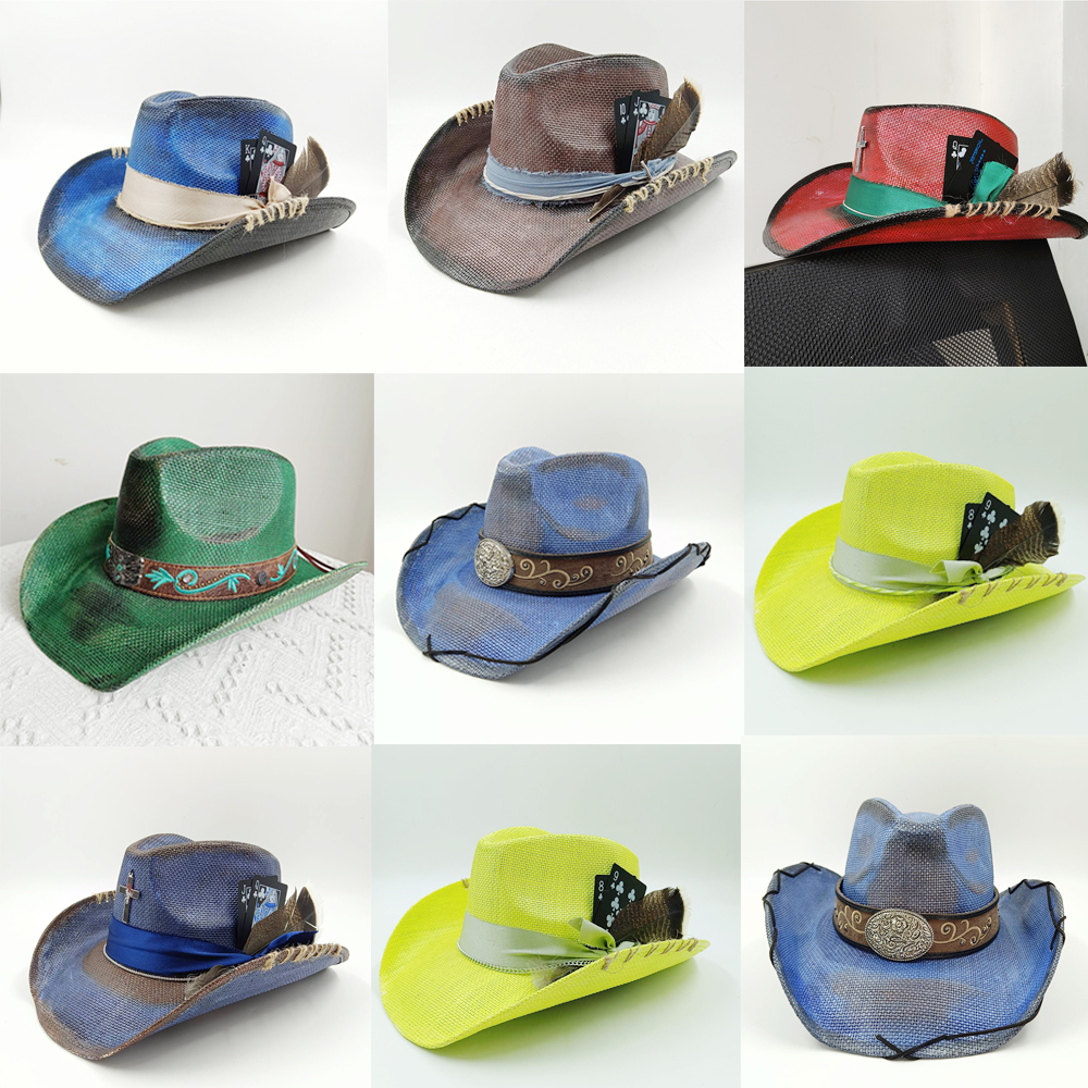 Western summer cowboy hat stra - Paper Straw Color recensie en prijs