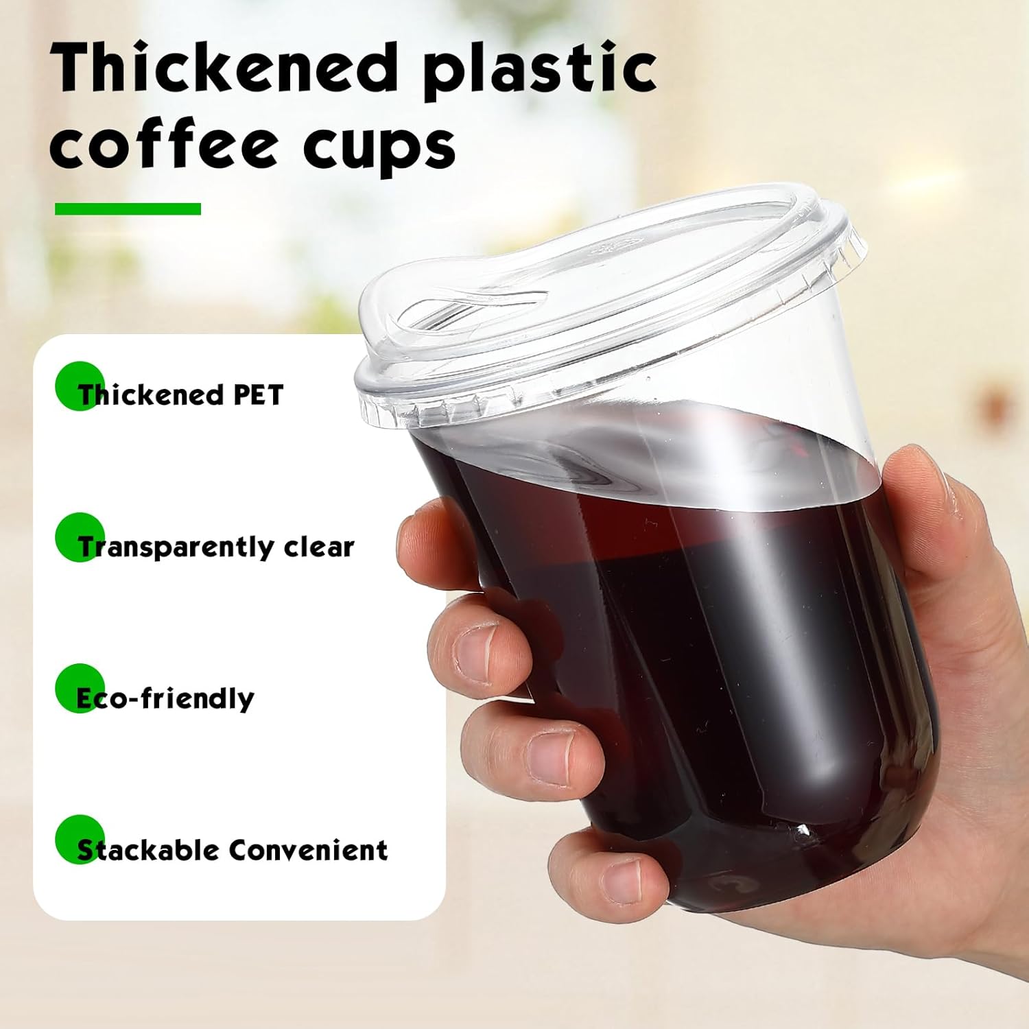 Clear Plastic Cups with Strawl - Plastic Cup 50Pcs recensie en prijs