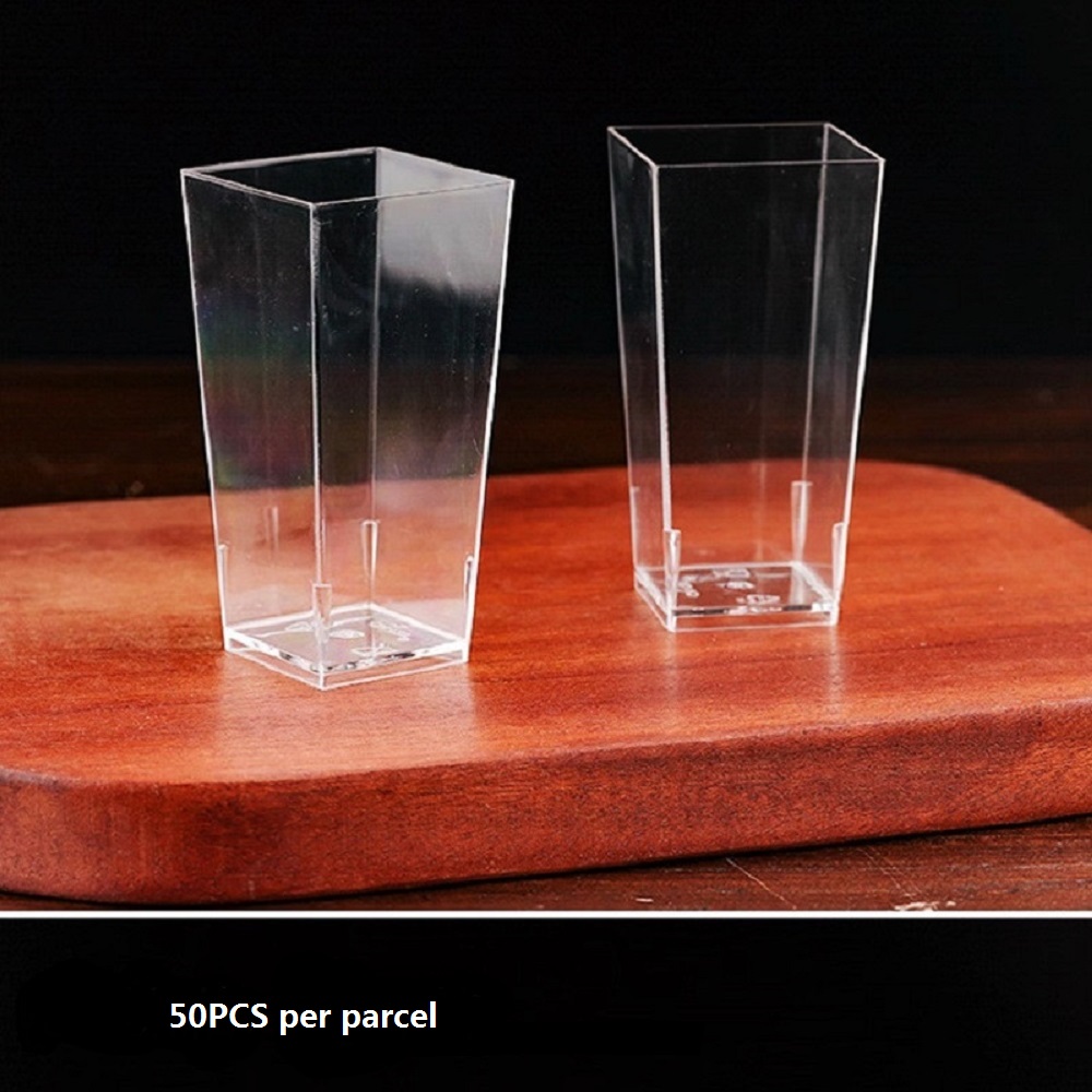 25/50/100 Pack 5oz Mini Desser - Plastic Cup 50Pcs recensie en prijs