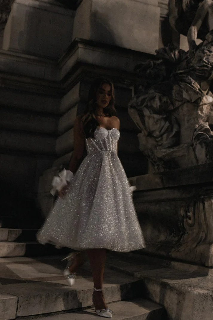 Glitter Mini Wedding Dresses f - Glitter Tablecloth recensie en prijs
