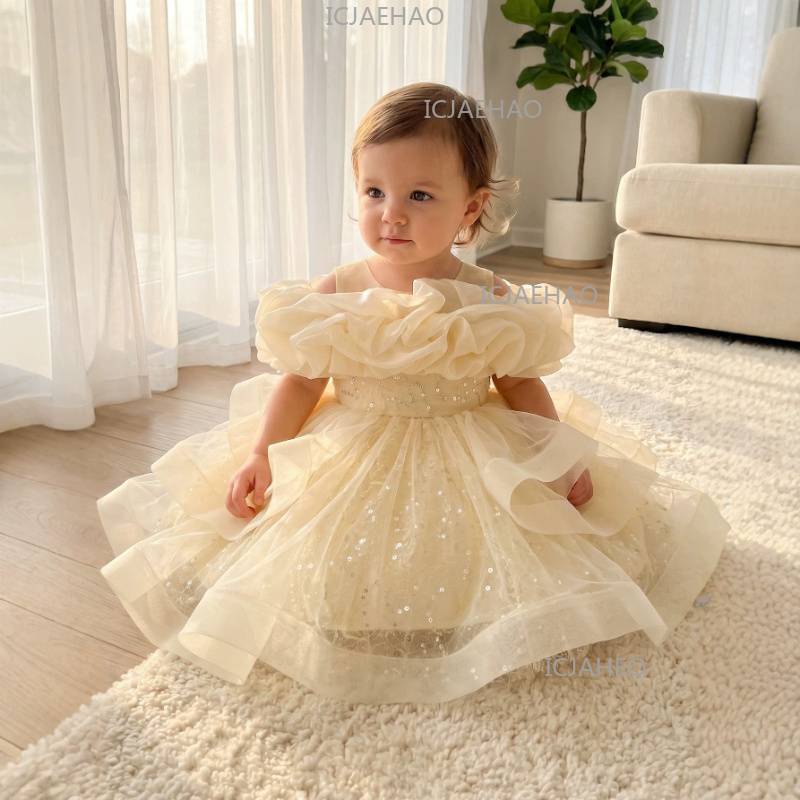 2026 Children Girls Tulle Bead - Glitter Tablecloth recensie en prijs