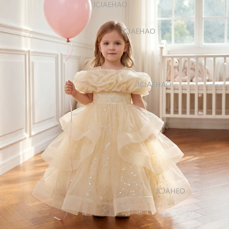 2026 Children Girls Tulle Bead - Glitter Tablecloth recensie en prijs