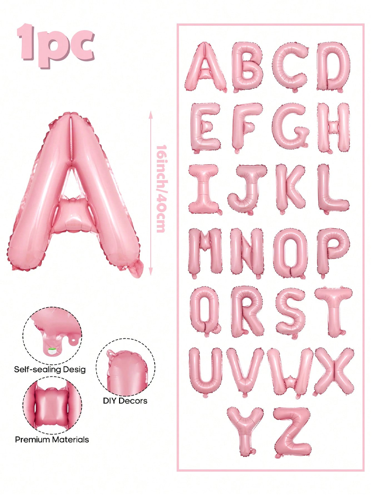 16 inch pink letter decoration - Event Z recensie en prijs