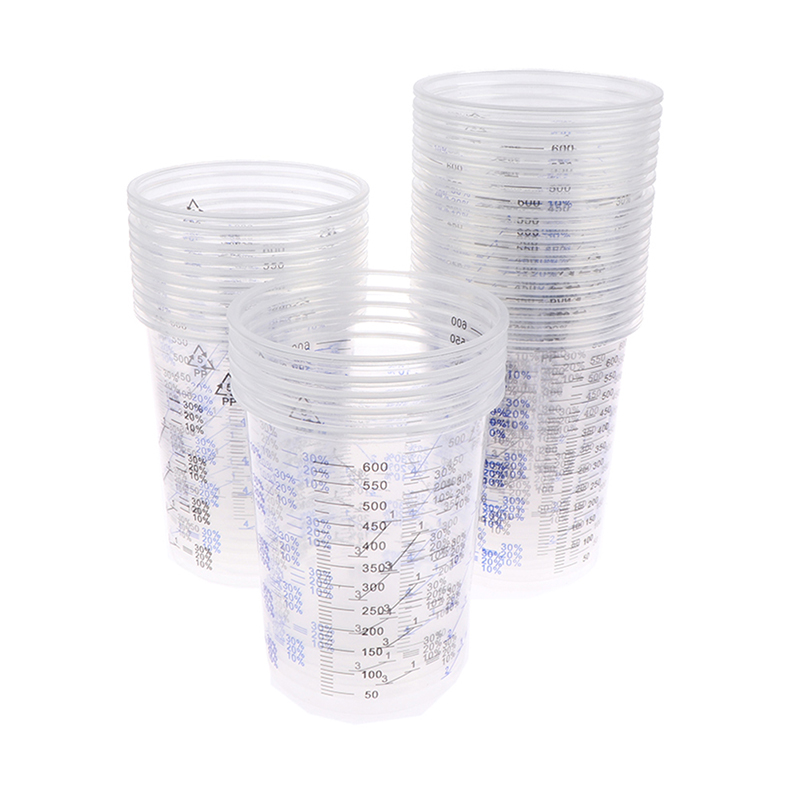 50PCS 600ml Calibrated Plastic - Plastic Cup 50Pcs recensie en prijs