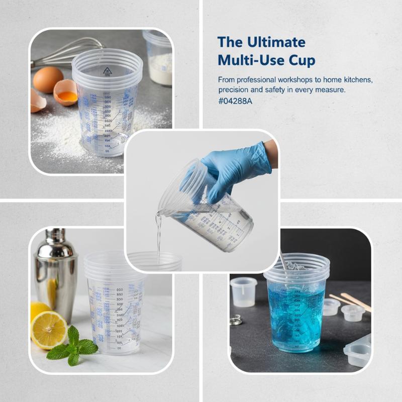 50PCS 600ml Calibrated Plastic - Plastic Cup 50Pcs recensie en prijs