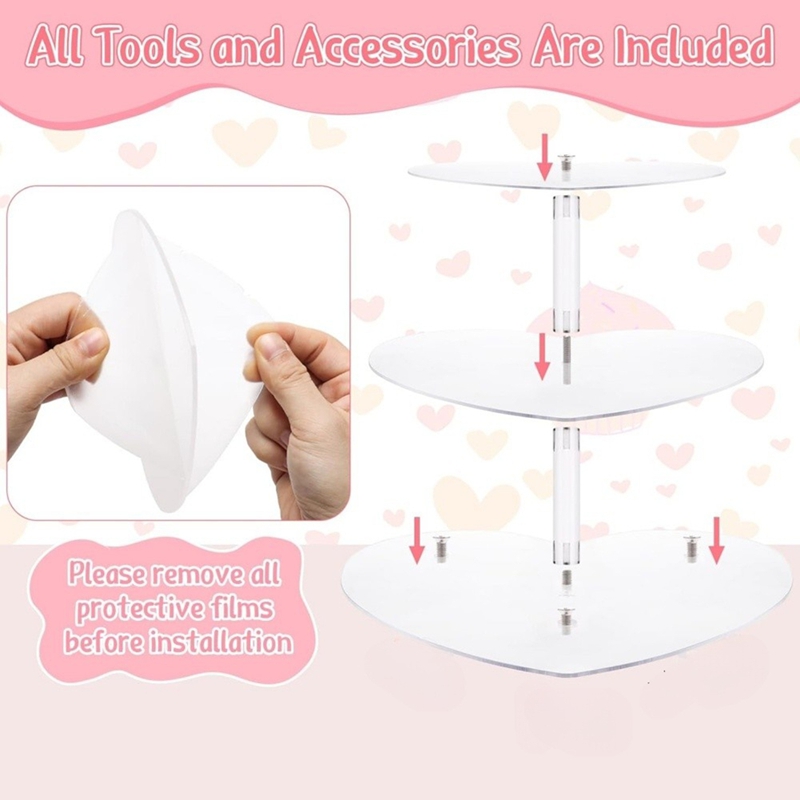 3 Tier Cupcake Stand with Base - Cupcake Stand Tier recensie en prijs