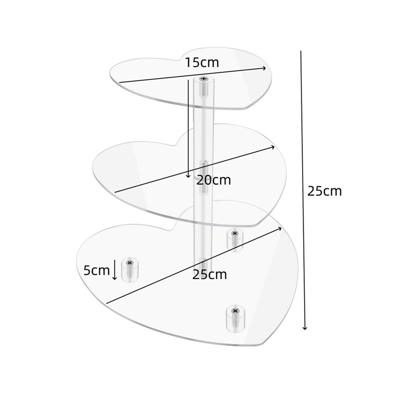 3 Tier Cupcake Stand with Base - Cupcake Stand Tier recensie en prijs