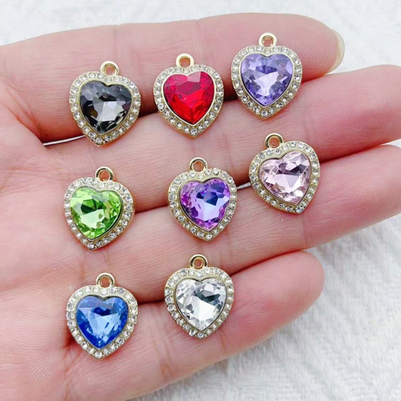 10pcs heart-shaped inlaid colo - Event Party recensie en prijs