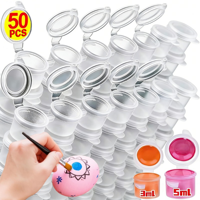 10/30/50PCS Empty Paint Pots M - Plastic Cup 50Pcs recensie en prijs