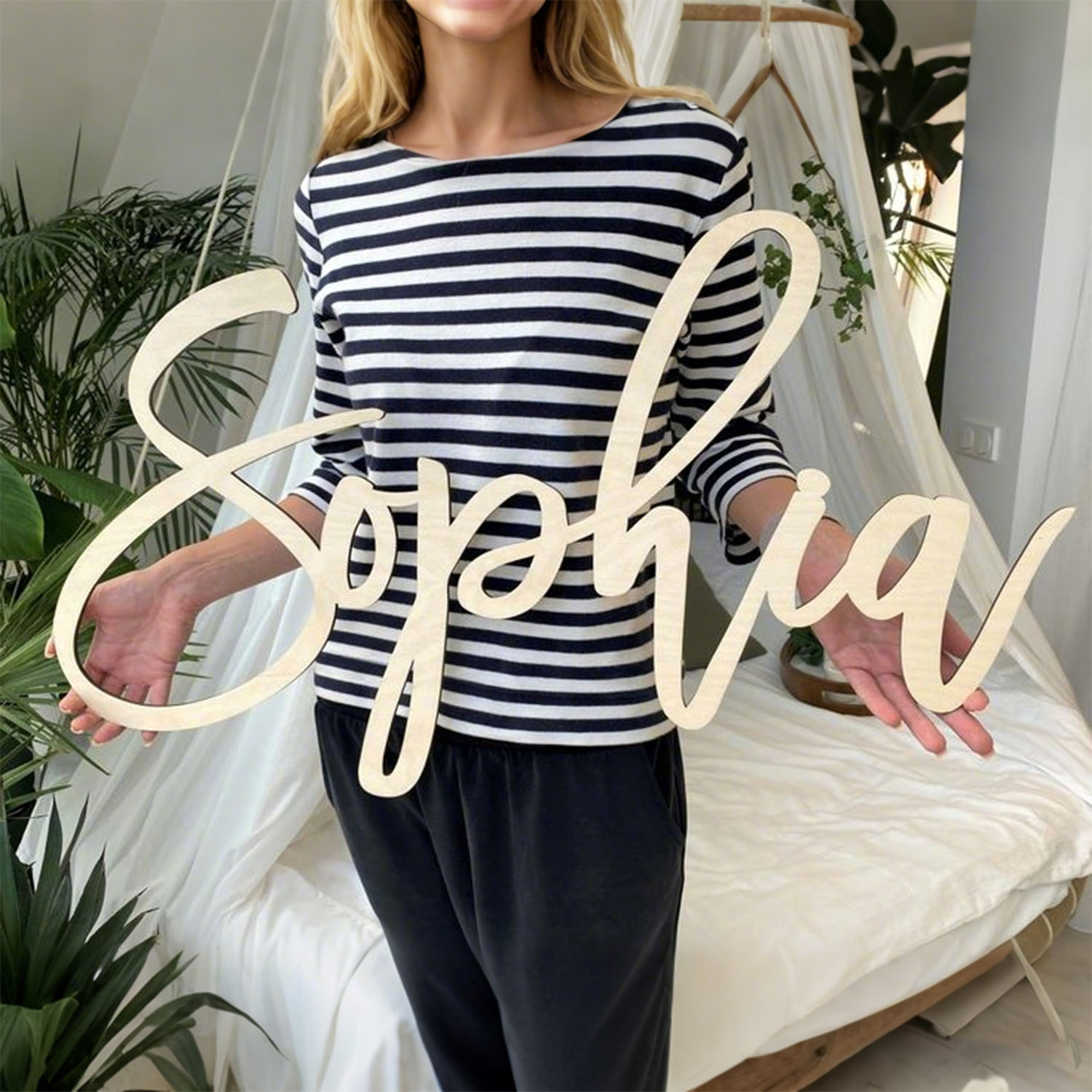 1pc Personalized Wooden Name S - Eve Party recensie en prijs