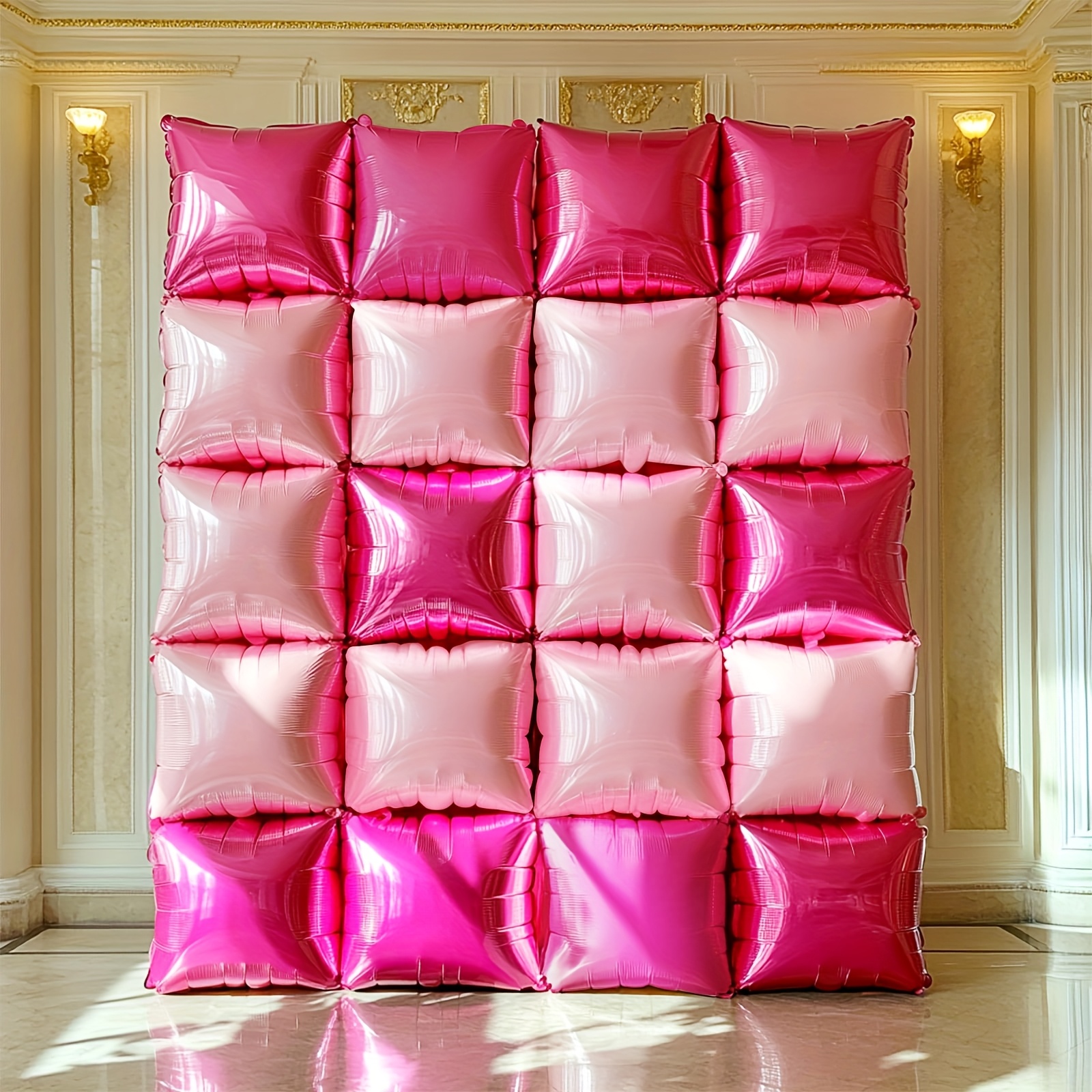 25pcs Magenta Pink Square Foil - Balloon Arch Kit recensie en prijs