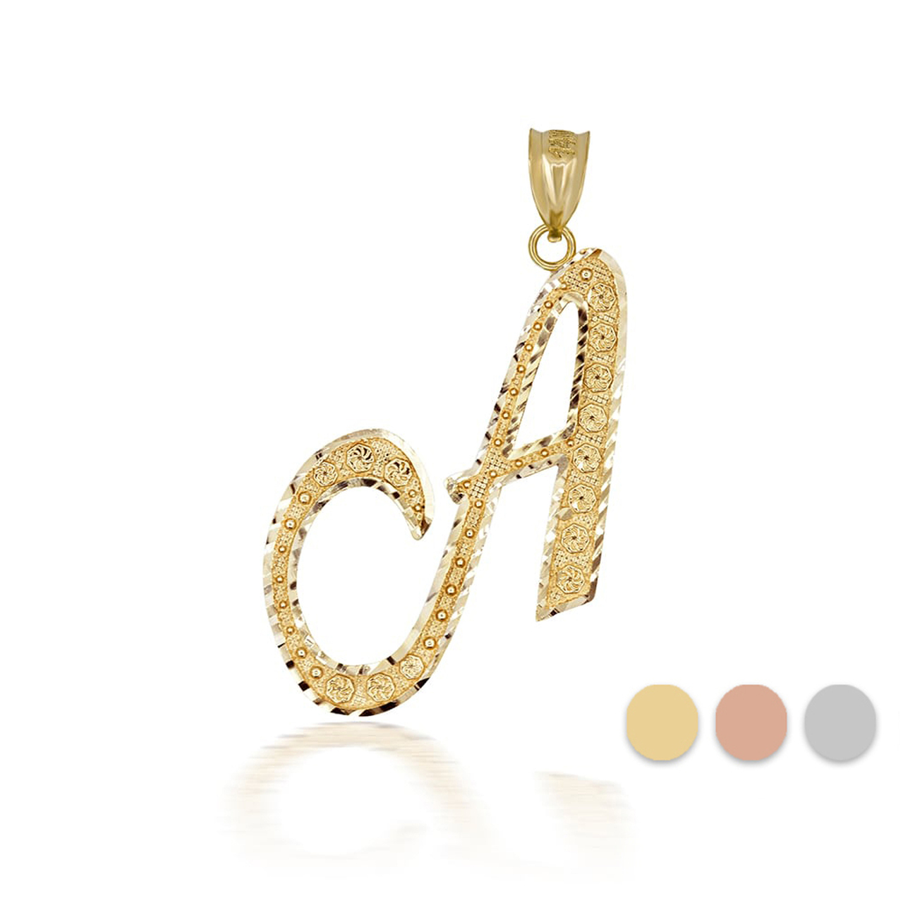 Gold Cursive Initial Letter “A - Event Z recensie en prijs