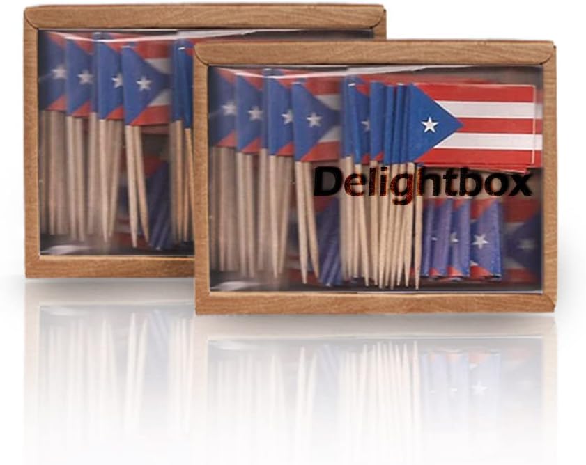 2 Boxes Mini Toothpick Flags P - Event Party Box recensie en prijs
