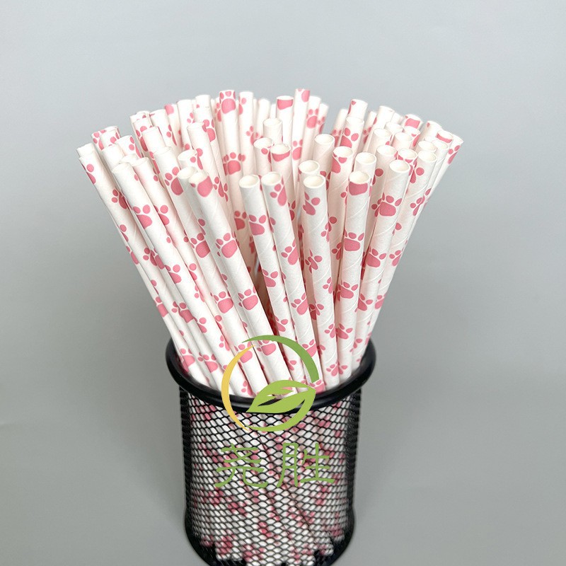 Moustache Paper Straw Cow Blac - Paper Straw Color recensie en prijs