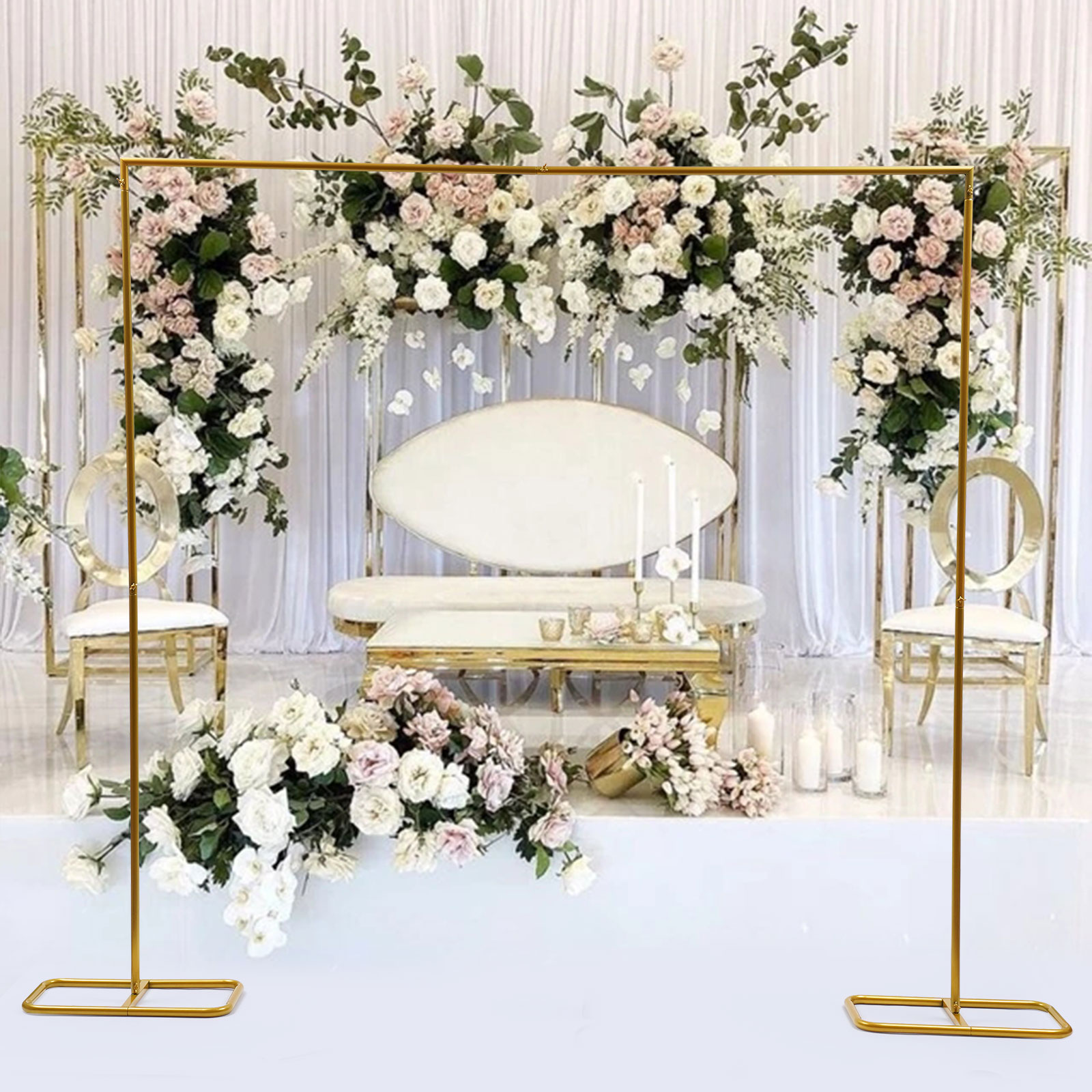 2.1x2m / 79x83inch Gold Weddin - Balloon Arch Kit recensie en prijs