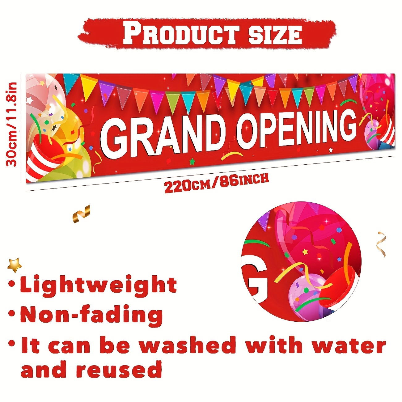 Grand Opening Banner New Store - Party Event Supply Store recensie en prijs