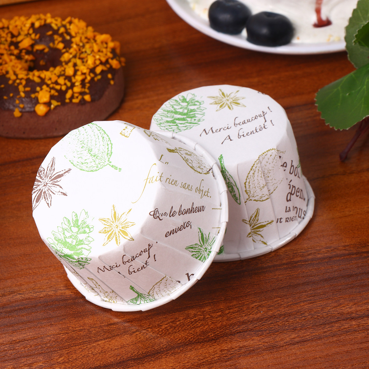 50Pcs Premium Cake Mold Paper  - Plastic Cup 50Pcs recensie en prijs