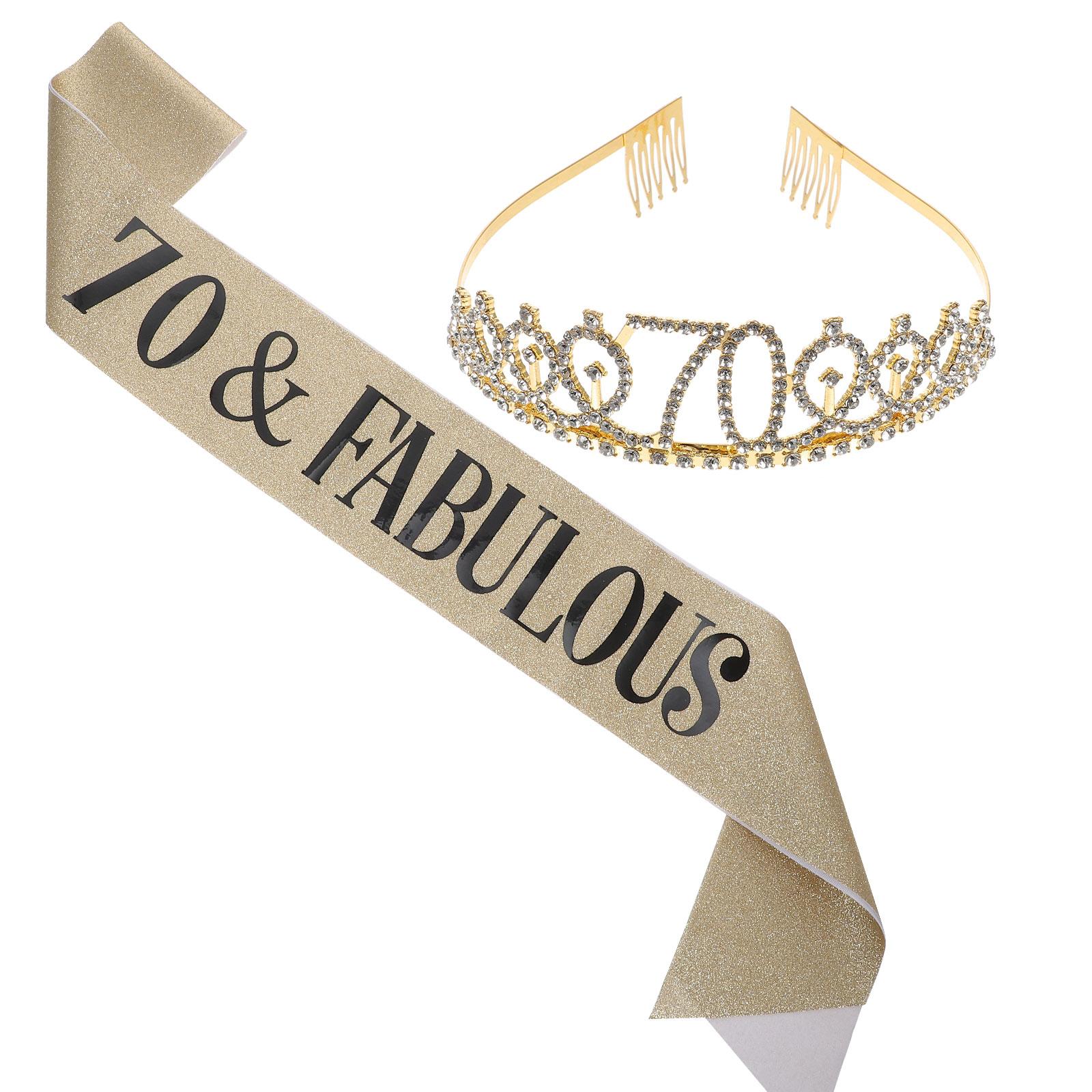 Glitter Sash Birthday Crown Se - Birthday Sash Glitter recensie en prijs
