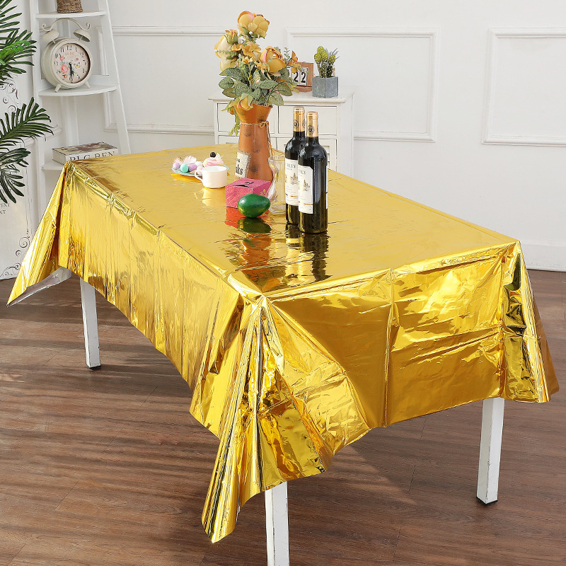 137cm*183cm Rose Gold Sliver D - Table Cloth Disposable recensie en prijs