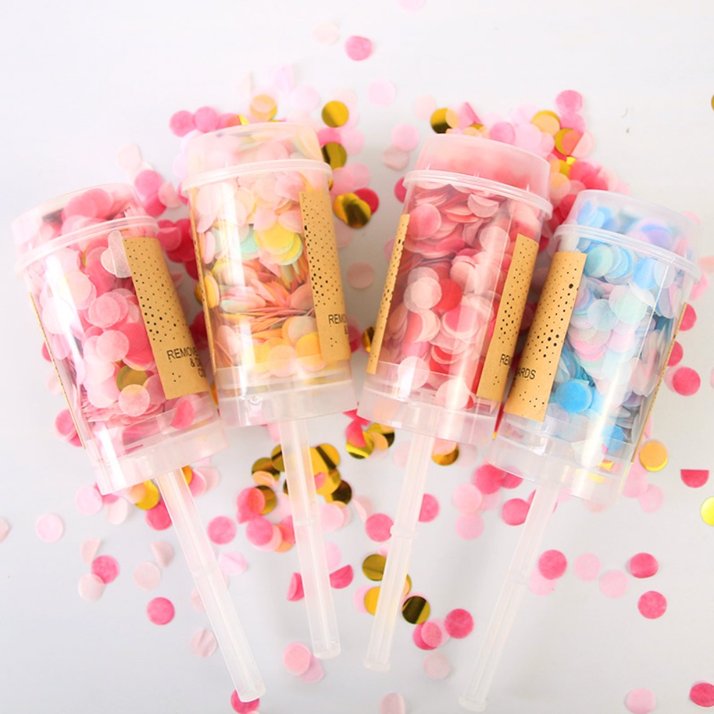 Pastel Round Push Up Exploding - Confetti Cannon Tube recensie en prijs