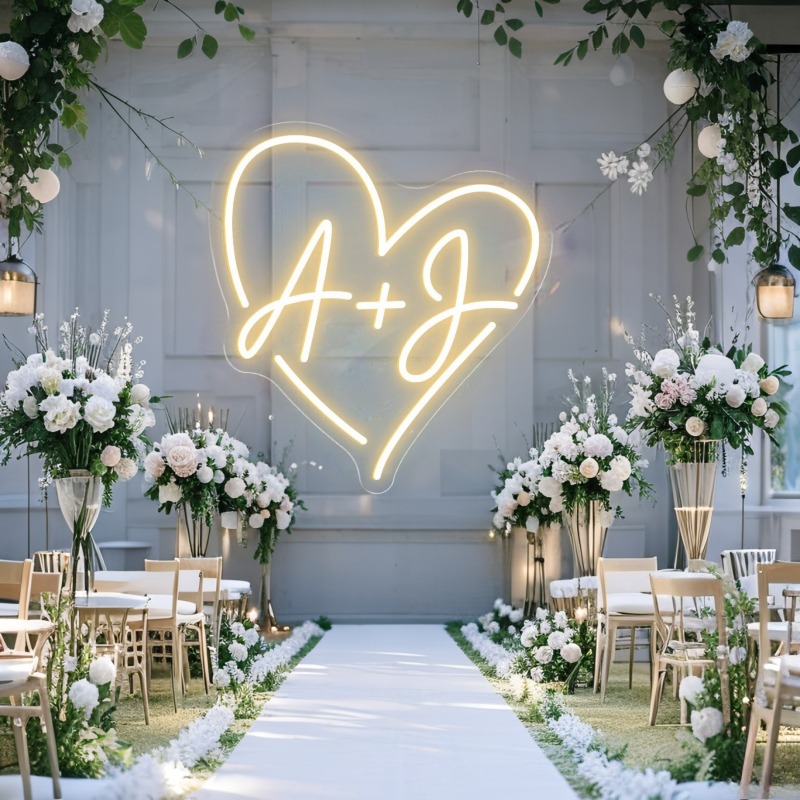 Custom Initials Heart LED Neon - Eve Party recensie en prijs