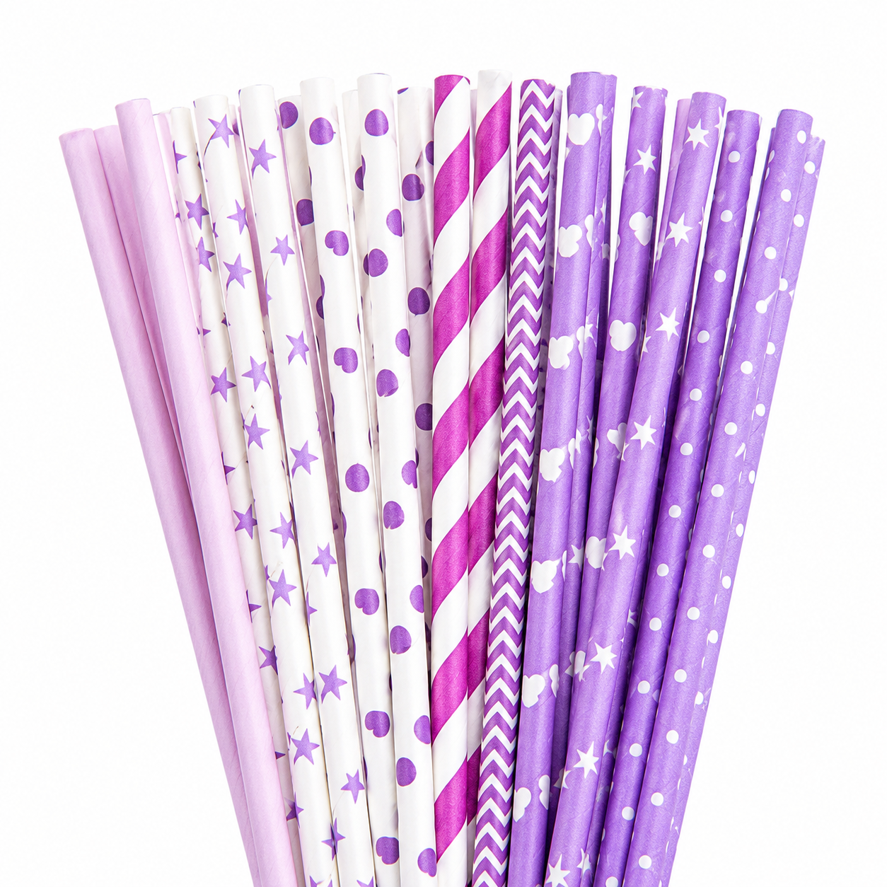 25pcs Colorful Patterned Paper - Paper Straw Color recensie en prijs