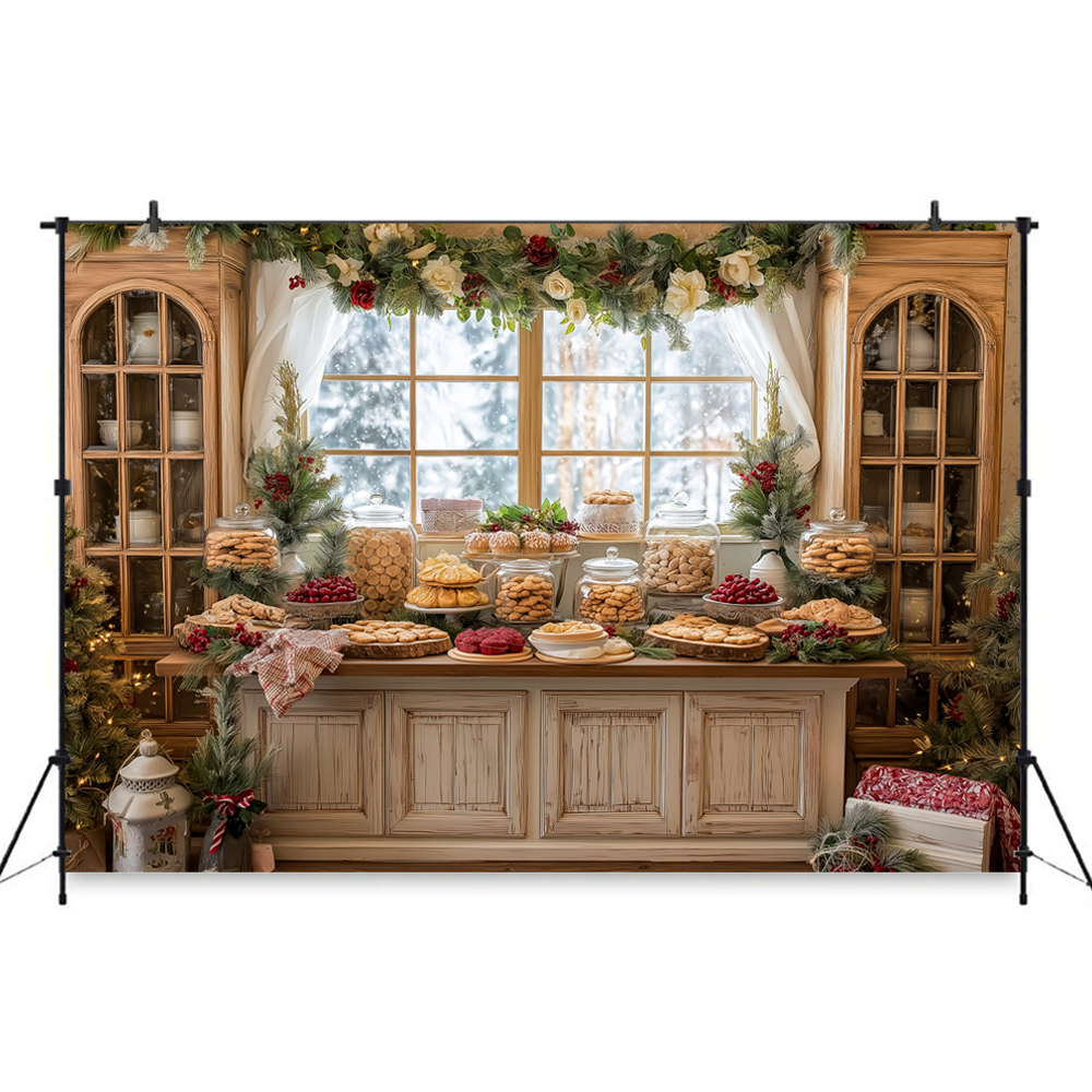 Christmas-Themed Dessert Table - Dessert Table Backdrop recensie en prijs