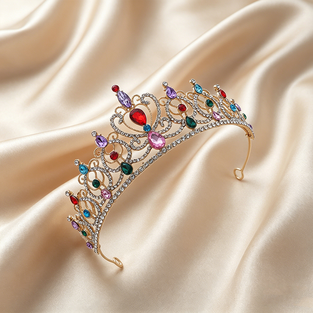 Luxury Vintage Gold Tiara Crow - Event & Party Supply Photos recensie en prijs